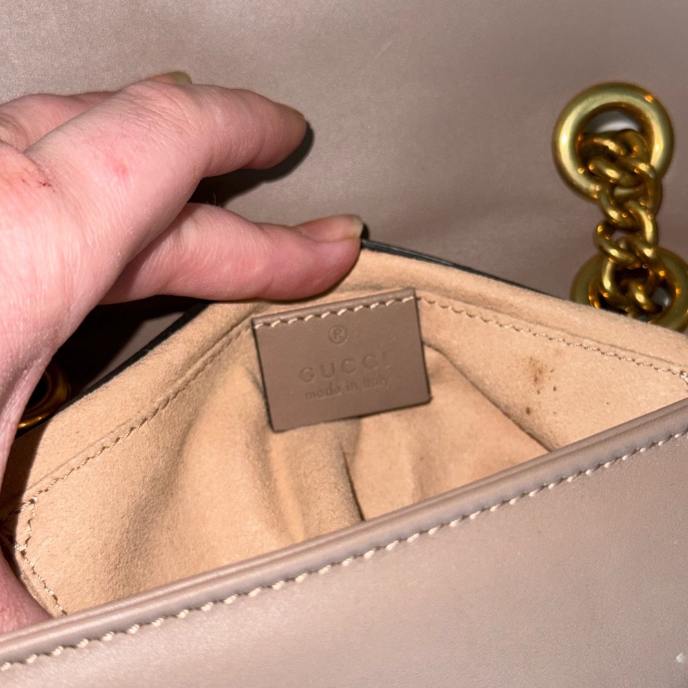 GUCCI Small GG Marmont in Dusty Pink Camera Bag - Model# 443497-DTDIT-5729 - Picture 7 of 12